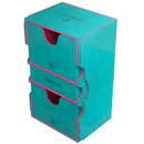 Gamegenic Stronghold 200+ XL Convertible Deck Box - Teal/Pink