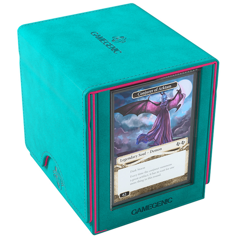 Gamegenic Sidekick PRO 100+ XL Convertible Deck Box - Teal/Pink