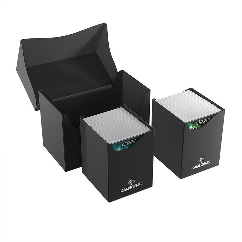 Gamegenic Double Deck Holder 200+ XL Deck Box - Black