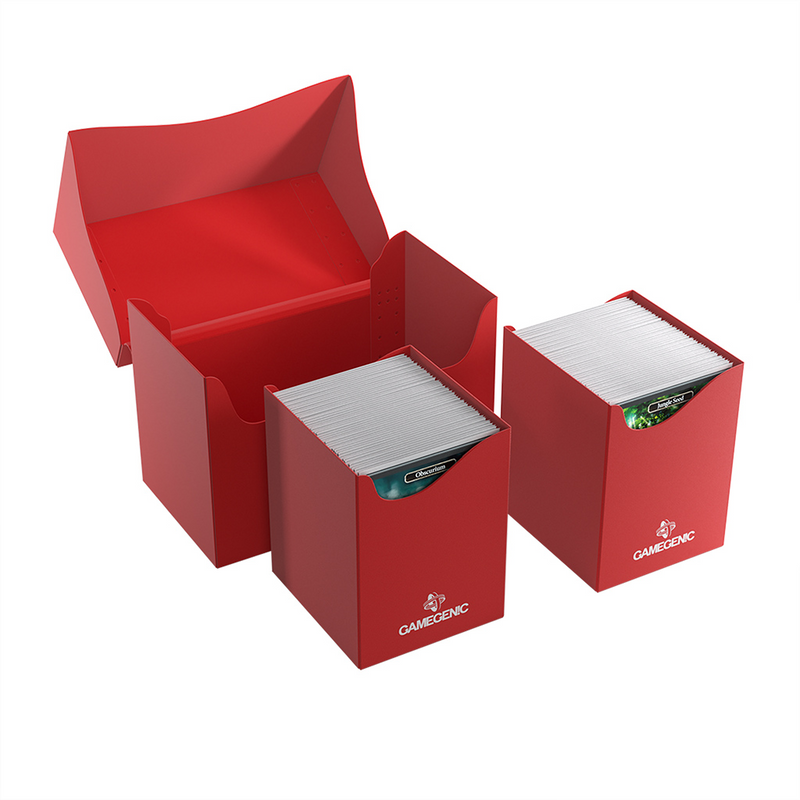 Gamegenic Double Deck Holder 200+ XL Deck Box - Red