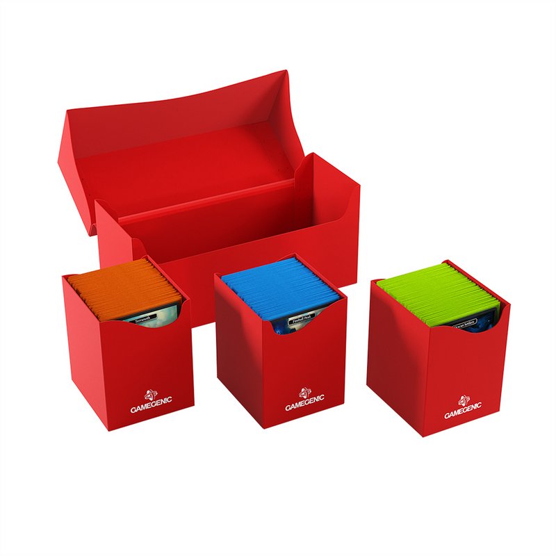 Gamegenic Triple Deck Holder 300+ XL Deck Box - Red