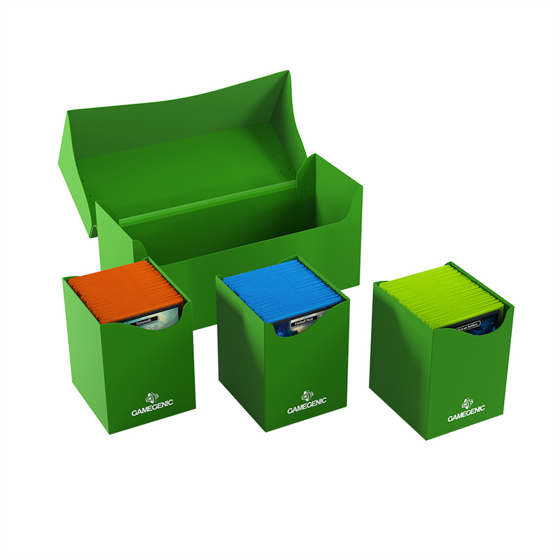 Gamegenic Triple Deck Holder 300+ XL Deck Box - Green