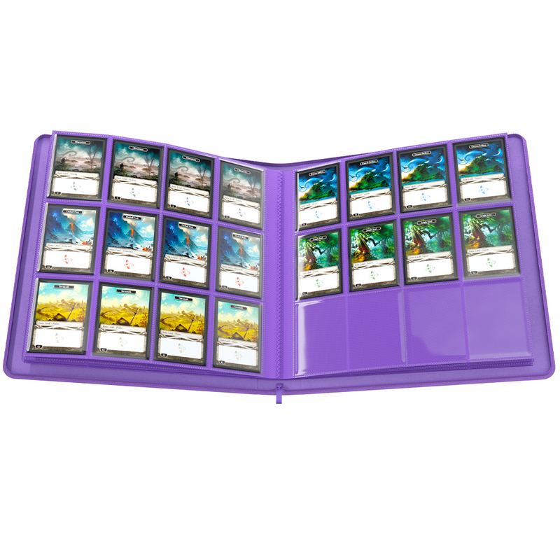 Gamegenic Zip-Up Album 24-Pocket - Purple