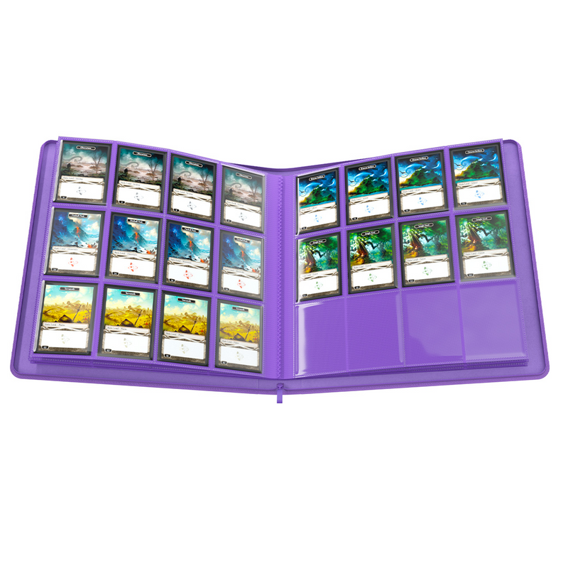 Gamegenic Zip-Up Album 24-Pocket - Purple
