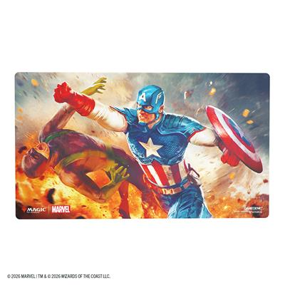 MTG Marvel Super Heroes - Prime Playmat Captain America, Super-Soldier