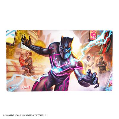 MTG Marvel Super Heroes - Shiny Playmat Striking Black Panther