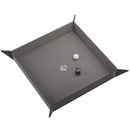 Gamegenic Magnetic Square Dice Tray - Black/Gray