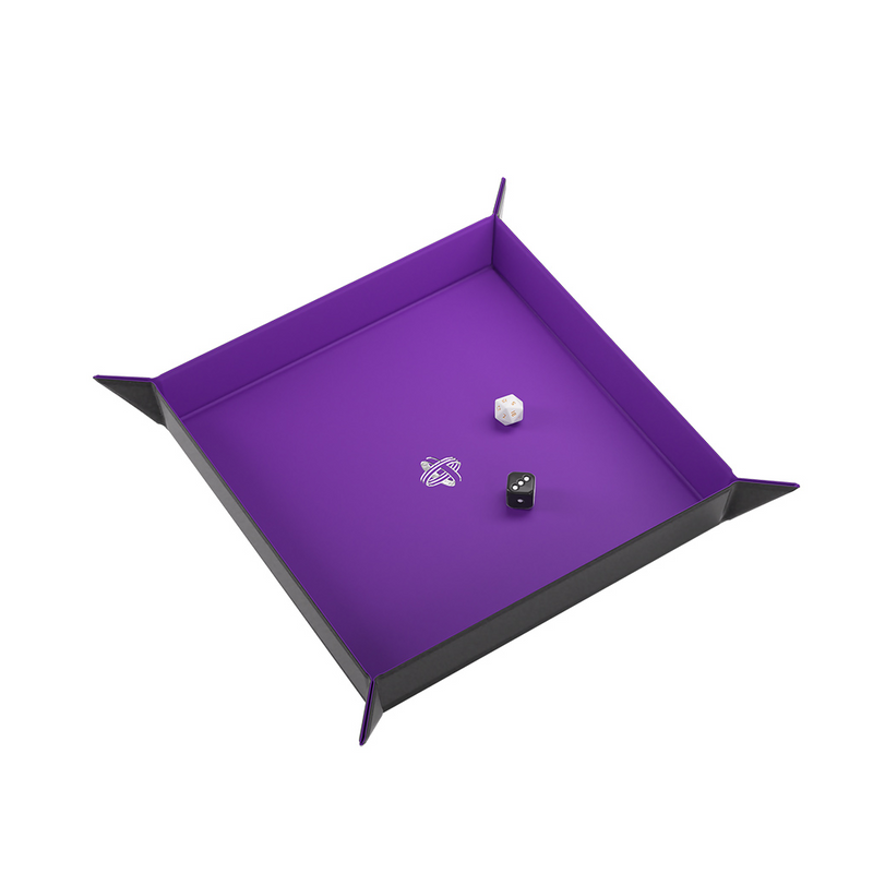 Gamegenic Magnetic Dice Tray (Black/Purple)