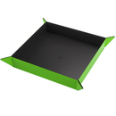 Gamegenic Magnetic Square Dice Tray - Black/Green