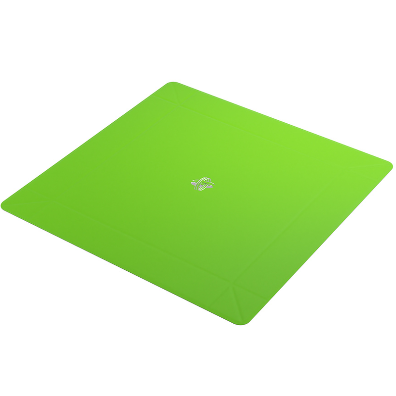 Gamegenic Magnetic Square Dice Tray - Black/Green