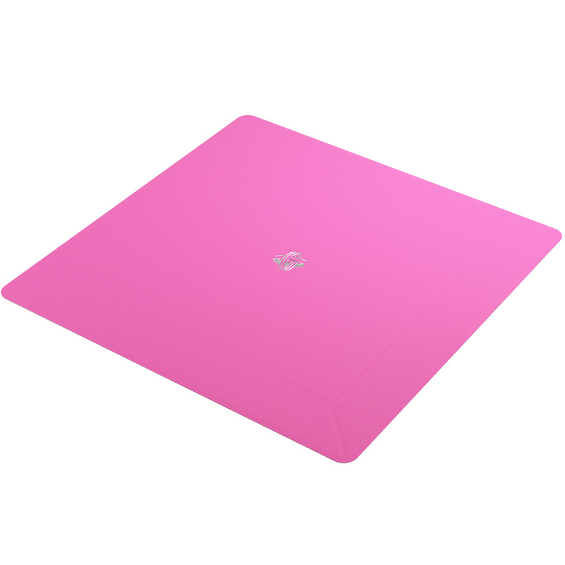 Gamegenic Magnetic Square Dice Tray - Black/Pink