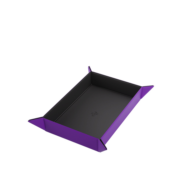 Gamegenic Magnetic Dice Tray Rectangular (Black/Purple)