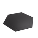 Gamegenic Magnetic Dice Tray Hexagonal (Black/Gray)