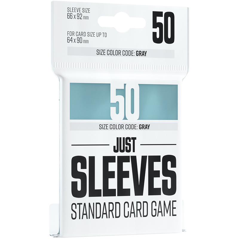 Gamegenic Just Sleeves: Standard Card Game - Clear [50ct]