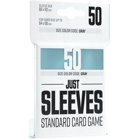 Gamegenic Just Sleeves: Standard Card Game - Clear [50ct]