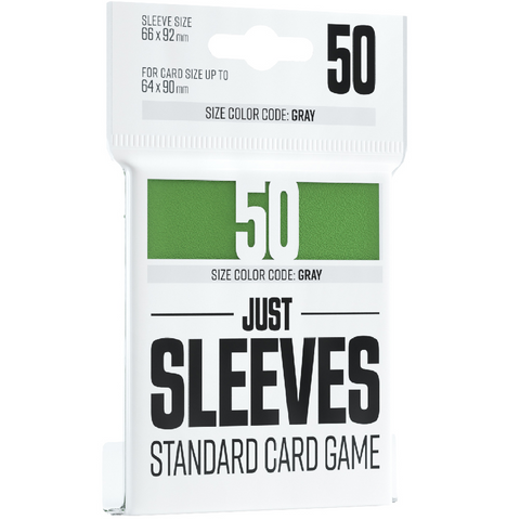 Gamegenic Just Sleeves: Standard Card Game - Green [50ct]