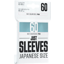 Gamegenic Just Sleeves: Japanese Size - Clear [60ct]