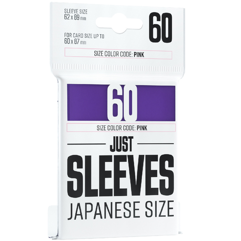 Gamegenic Just Sleeves: Japanese Size - Purple [60ct]