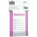 Gamegenic Just Sleeves: Japanese Size - Pink [60ct]