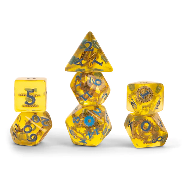 Darrington Press | Critical Role RPG Polyhedral Dice Set: Bells Hells - Fresh Cut Grass [7ct]