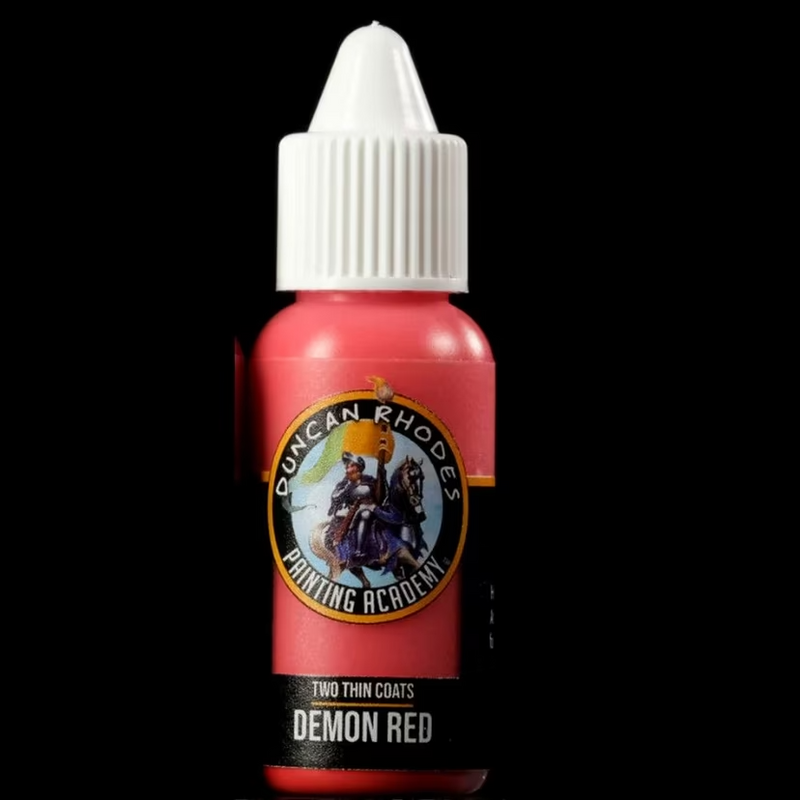Two Thin Coats Paint: Demon Red [15ml]