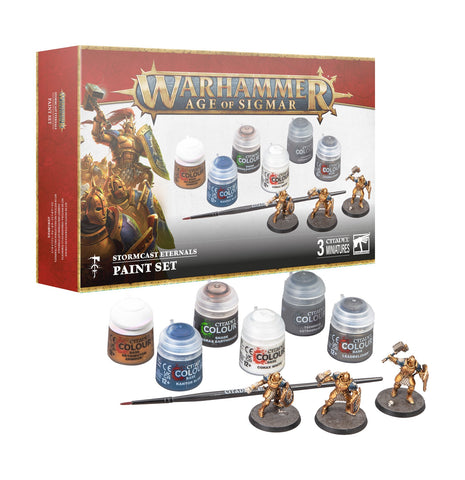 Warhammer Age of Sigmar | Stormcast Eternals Paint Set