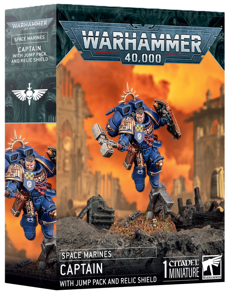 Space Marines Captain with Jump Pack and Relic Shield (PREORDER 10/25/2025)