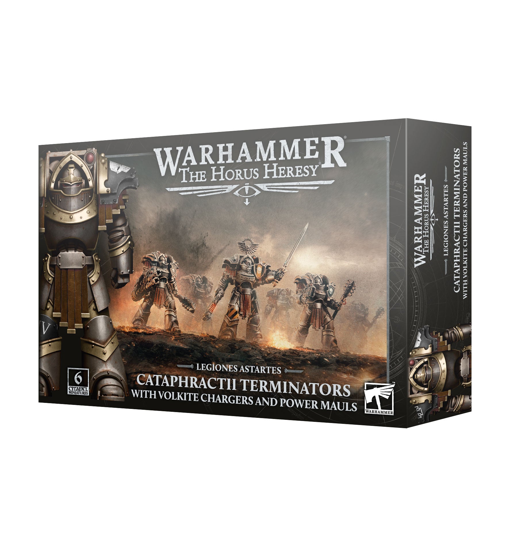 Legiones Astartes Cataphractii Terminators w/ Volkite Charges and Power Mauls | Warhammer: The Horus Heresy (PREORDER 02/14/26)