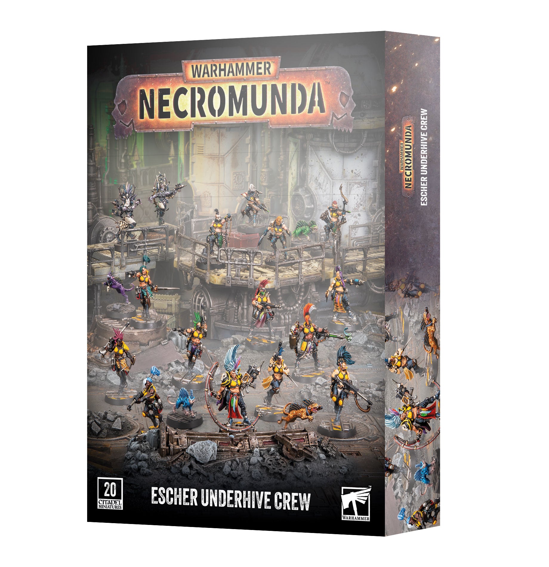 Warhammer: Necromunda | Escher Underhive Crew (PRESALE 8/15)