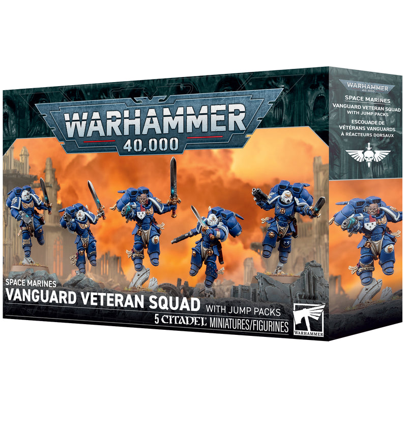 Space Marines Vanguard Veteran Squad with Jump Packs (PRESALE 10/03)