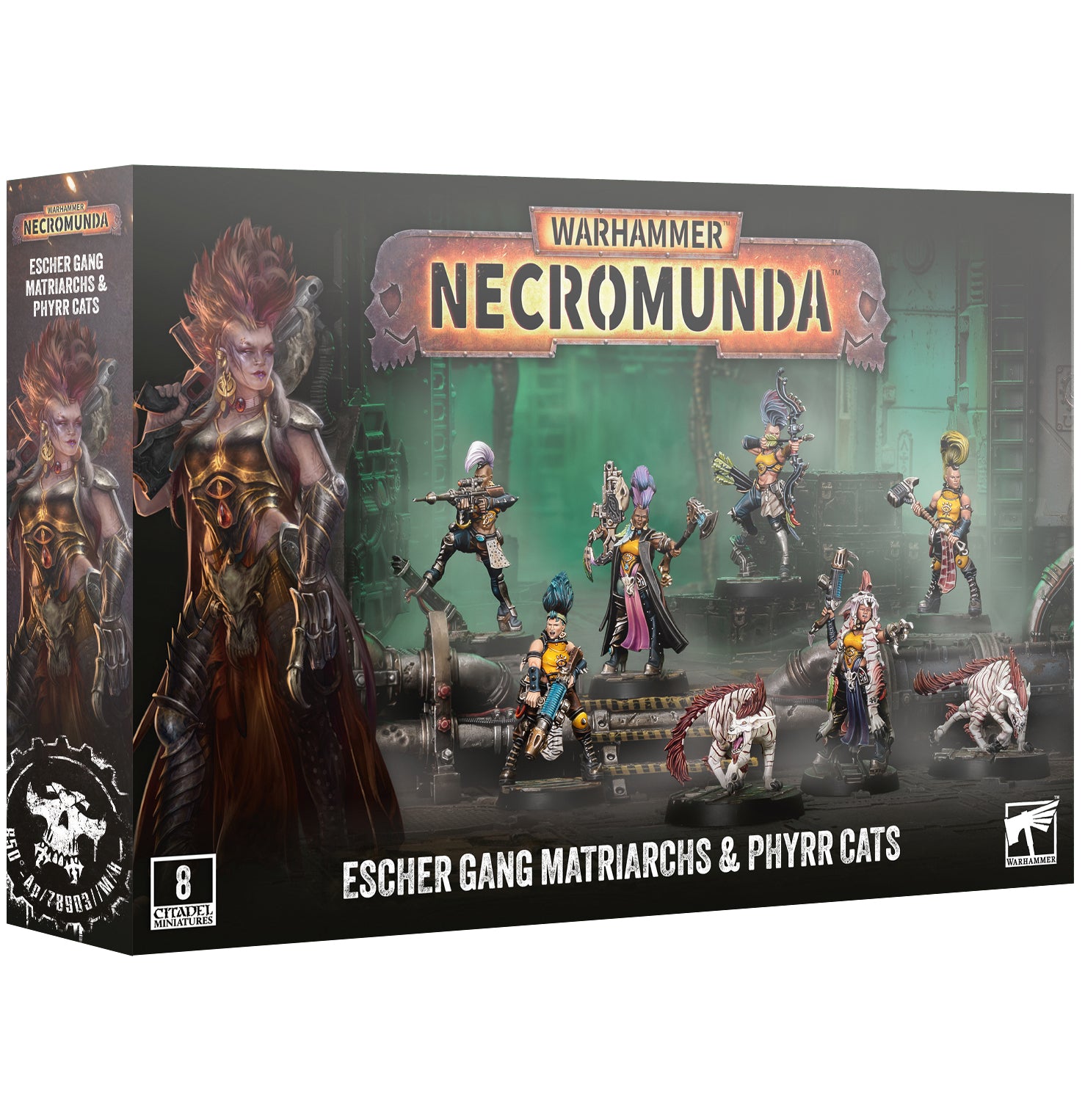 Warhammer: Necromunda | Escher Matriarchs & Phyrr Cats (PRESALE 09/19)