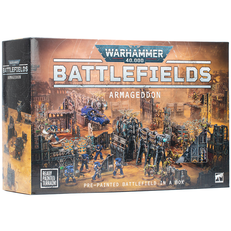 Warhammer 40,000 | Battlefields: Armageddon — Prepainted Terrain (PRESALE 10/31)