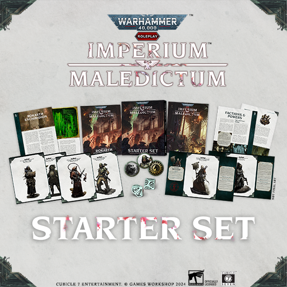 Warhammer 40,000: Imperium Maledictum RPG - Starter Set [Hardcover]