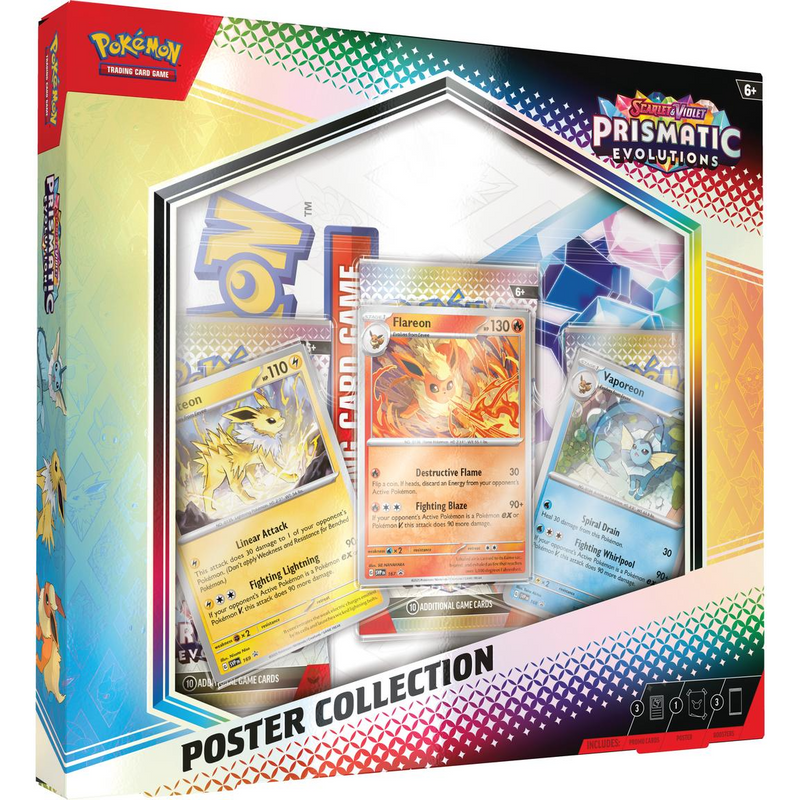 Pokémon TCG | Scarlet & Violet: Prismatic Evolutions - Poster Collection **In-Store Pick-Up and Purchase Only**
