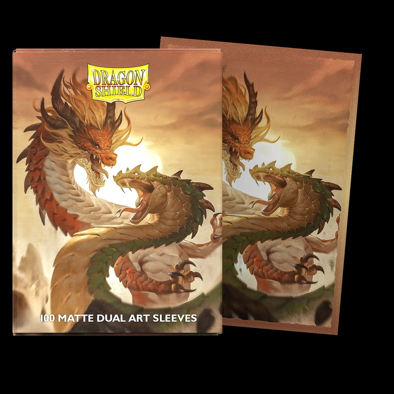 Dragon Shield Matte Dual Art Sleeves - Chinese New Year - Wood Snake 2025 [100ct Standard]