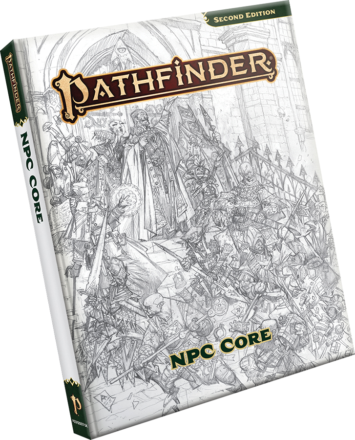 Pathfinder RPG (P2): NPC Core - Sketch Cover Edition [Hardcover]