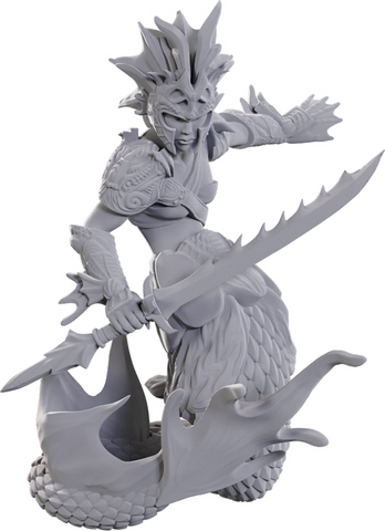 WizKids Deep Cuts Miniatures: W25 Merfolk Scout [Unpainted]