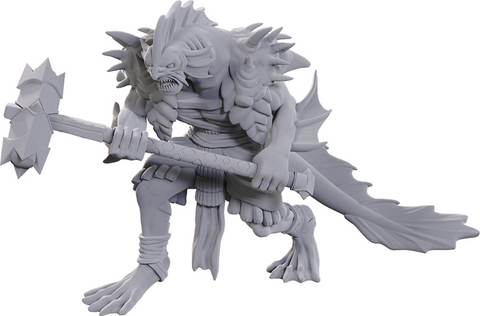 D&D Nolzur's Marvelous Miniatures: W25 Sahuagin Coral Smasher [Unpainted]