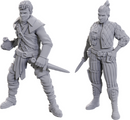 WizKids Deep Cuts Miniatures: W23 Cutpurses Male & Female [Unpainted]
