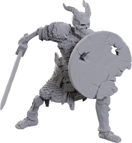 D&D Nolzur's Marvelous Miniatures: W23 Tiefling Skeleton [Unpainted]