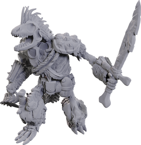 D&D Nolzur's Marvelous Miniatures: W23 Lizardfolk Skeleton [Unpainted]