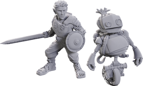 Critical Role Miniatures: W23 Orym, of the Air Ashari & Fresh Cut Grass [Unpainted]