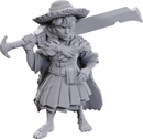 Pathfinder Battles Deep Cuts Miniatures: W23 Female Halfling Magus Low-Level [Unpainted]