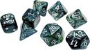 CHX 30072 Dice 9 Lustrous Neptune/grey Polyhedral 7-Die Set (with bonus die)