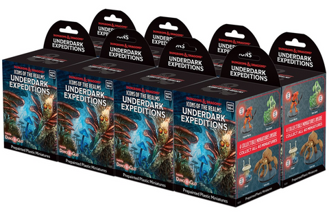 D&D Icons of the Realms: Icons of the Realms Set 36 - Underdark Expeditions Booster Brick (8)