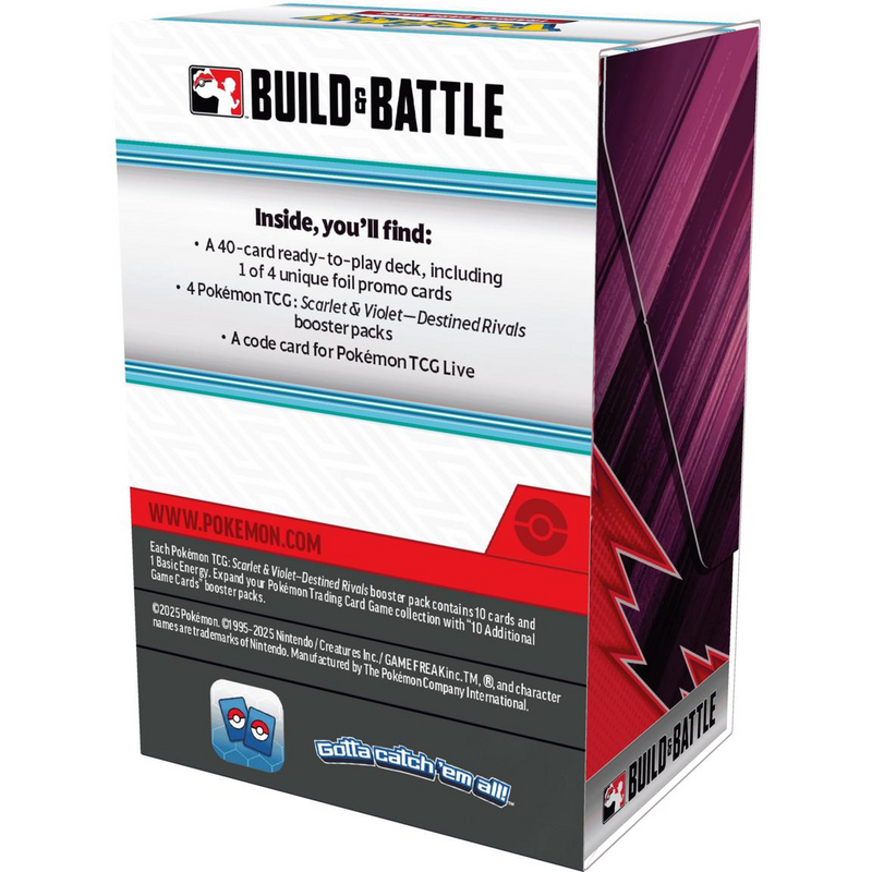 Pokémon TCG | Scarlet & Violet: Destined Rivals - Build & Battle Box **In-Store Pick-Up and Purchase Only**