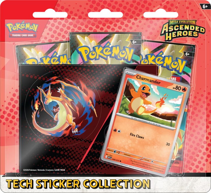 Pokémon TCG | Mega Evolution Ascended Heroes Tech Sticker Collection **Local Pick-Up and Purchase Only**