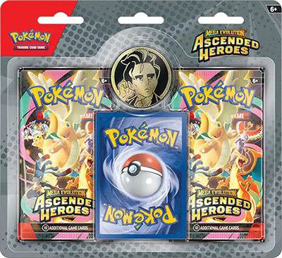 Pokmon TCG | Mega Evolution Ascended Heroes 2-Pack Sticker Collection Pokmon TCG | Mega Evolution Ascended Heroes 2-Pack Sticker Collection
