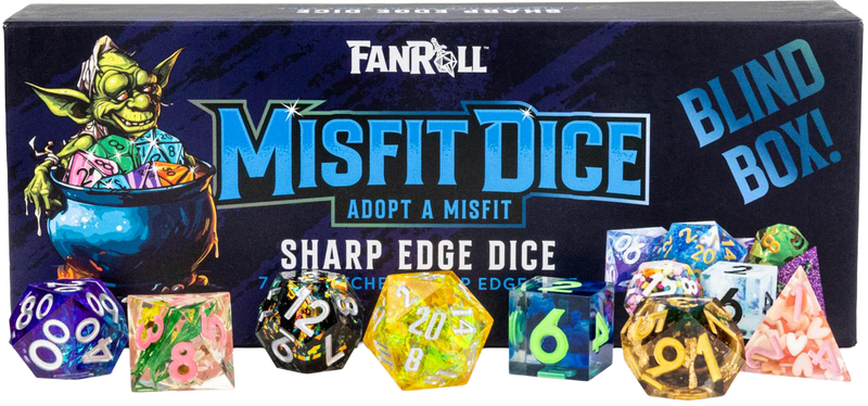 FanRoll Mystery Misfit Sharp Edge Dice Set Blind Box