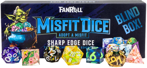FanRoll Mystery Misfit Sharp Edge Dice Set Blind Box
